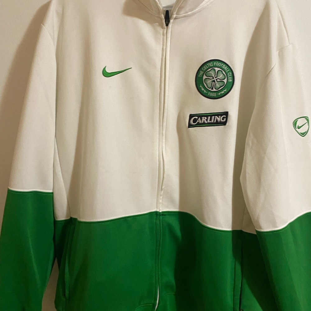 Carling/Celtic Nike zip up jacket